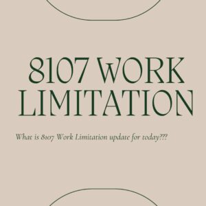 8107 Work Limitation 408 visa